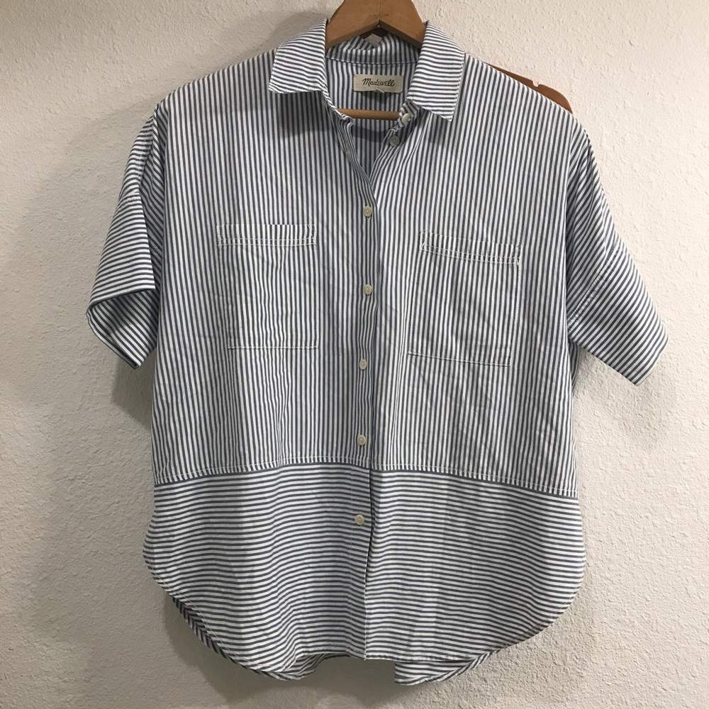 Madewell Striped Button Down Shirt